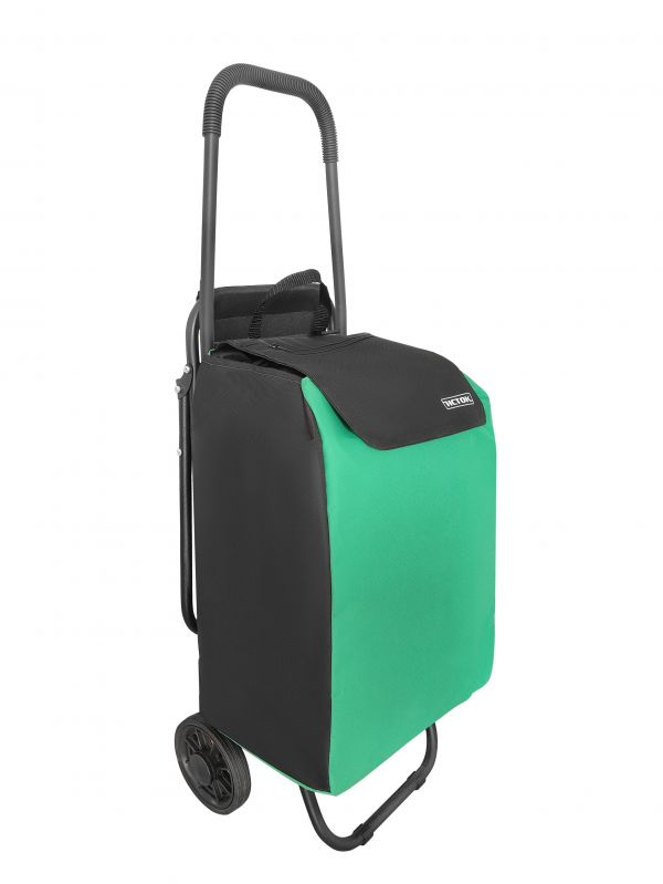 Trolley bag Fellow traveler with seat green/black STPS12